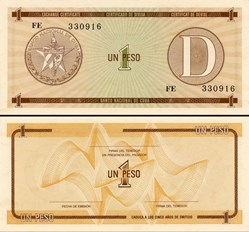 CUBA - PICK FX 32 - 1 PESO - 1985