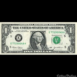 E- 1$ Federal Reserve Notes - Small Size 2003 Series
