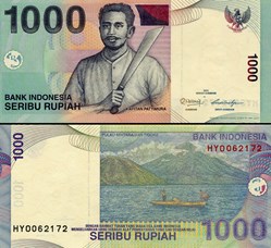INDONÉSIE - PICK 141 k - 1000 ROUPIES - 2011