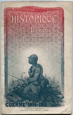 HISTORIQUE DU 51 ° RÉGIMENT D'INFANTERIE
