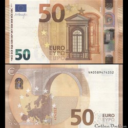 50 EUROS - SIGNATURE DRAGHI - PICK 23 V - ESPAGNE