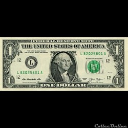 L- 1$ Federal Reserve Notes - Small Size 2013 Series