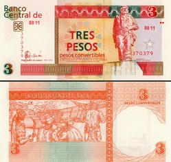 CUBA - PICK FX 47a - 3 PESOS - 2006