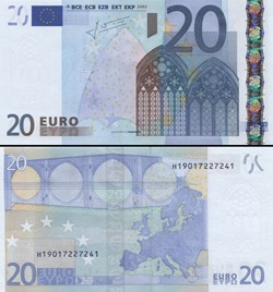 20 EUROS - SIGNATURE TRICHET - PICK 10 H 1 - SLOVÉNIE