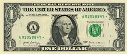 A- 1$ Federal Reserve Notes - Small Size 2017 Series