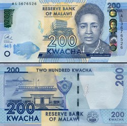 MALAWI - PICK 61 c - 200 KWACHA - 2016