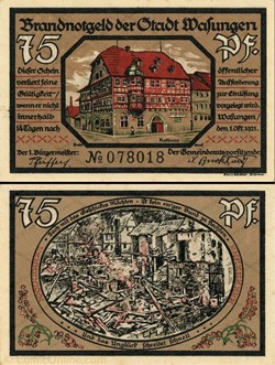 Wasungen - 75 pfennig