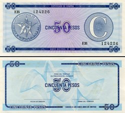CUBA - PICK FX 24 - 50 PESOS - 1985