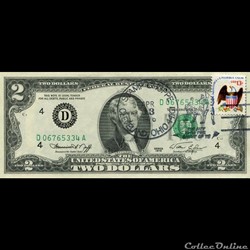 D- Cleveland - 2$ Federal Reserve Notes - Small Size 1976 Series