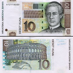 CROATIE - PICK 38 a - 10 KUNA - 2001