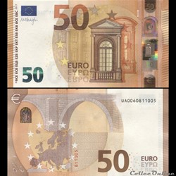 50 EUROS - SIGNATURE DRAGHI - PICK 23 U - FRANCE