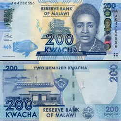 MALAWI - PICK 60 b - 200 KWACHA - 2013