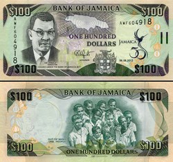 JAMAÏQUE - PICK 90 - 100 DOLLARS - 2012