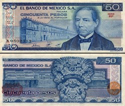 MEXIQUE - PICK 073a.KP - 50 PESOS - 1981