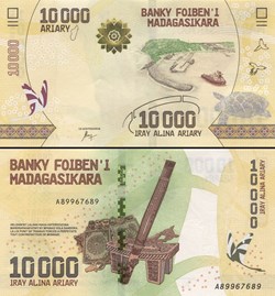 MADAGASCAR - PICK 103a - 10 000 ARIARY - 2017