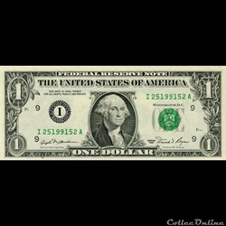 I- 1$ Federal Reserve Notes - Small Size 1981 Series