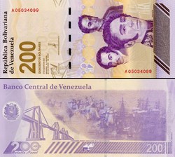 VENEZUELA - PICK 120a - 200 BOLIVARES Soberanos - 2023
