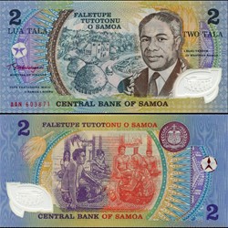 SAMOA - PICK 31 e - 2 TALA - 1990