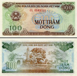 VIETNAM - PICK 105 a - 100 ÐONG - 1991