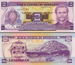 HONDURAS - Pick 80Ae - 2 LEMPIRAS - 2004