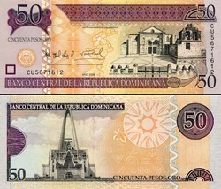 RÉPUBLIQUE DOMINICAINE - PICK 176c  - 50 PESOS DE ORO - 2008