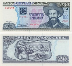 CUBA - PICK 122o - 20 PESOS - 2021