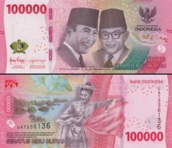 INDONÉSIE - PICK 168 a - 100 000 ROUPIES - 2022