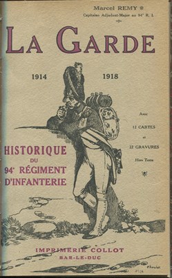 HISTORIQUE DU 94 ° RÉGIMENT D'INFANTERIE