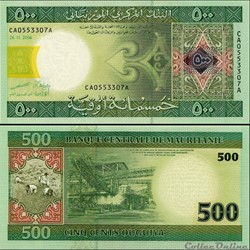 MAURITANIE - PICK 12a - 500 OUGUIYA - 2004