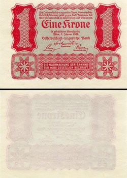 AUTRICHE - PICK 073 - 1 KRONEN - 1922