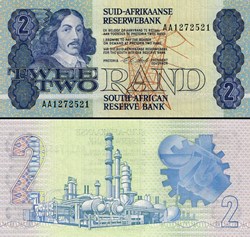 AFRIQUE DU SUD - PICK 118e - 2 RAND - 1990
