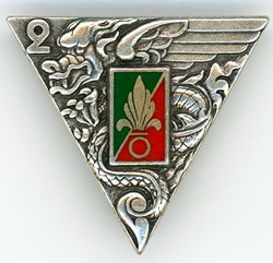 Insigne Légion Etrangère - 2° Régiment Etranger Parachutiste