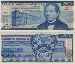 MEXIQUE - PICK 067b.GV - 50 PESOS - 1979