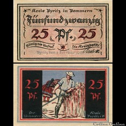 Pyritz 25 Pfennig
