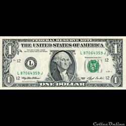 L- 1$ Federal Reserve Notes - Small Size 1993 Series