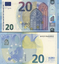 20 EUROS - SIGNATURE LAGARDE - PICK 22 R - ALLEMAGNE
