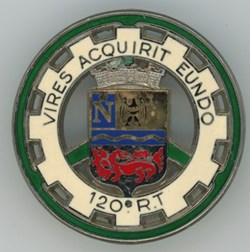 Insigne Terre - 120° Régiment du Train