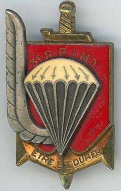 Insigne Parachutistes - 3° Régiment de Parachutistes d'Infanterie de Marine