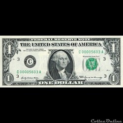 C- 1$ Federal Reserve Notes - Small Size 1969 Series