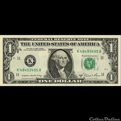 K- 1$ Federal Reserve Notes - Small Size 1981A Series