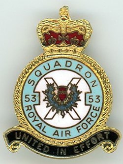 Insigne R.A.F - 53° Squadron