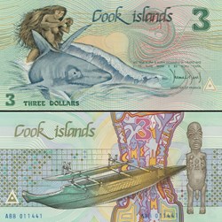 ILES COOK - PICK 03 a - 3 DOLLARS - 1987