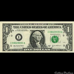I- 1$ Federal Reserve Notes - Small Size 2003A Series