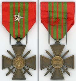 Croix de Guerre 1939-1940