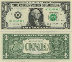 D- 1$ Federal Reserve Notes - Small Size 2021 Series