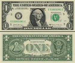 E- 1$ Federal Reserve Notes - Small Size 2017A Series
