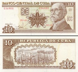 CUBA - PICK 117o - 10 PESOS - 2013