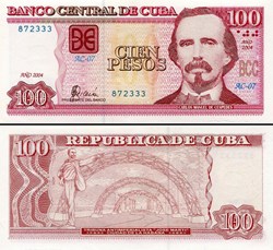 CUBA - PICK 129a - 100 PESOS - 2004