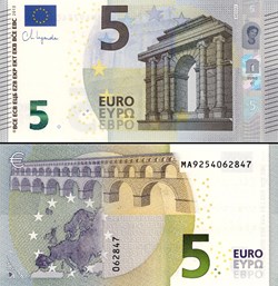 5 EUROS - SIGNATURE LAGARDE - PICK 26 M - Portugal