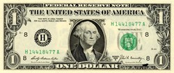 H- 1$ Federal Reserve Notes - Small Size 1969B Series
